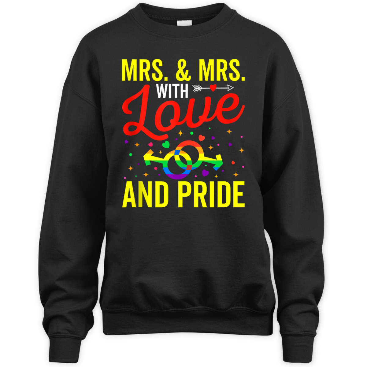 Mrs & Mrs LGBTQ Gay Wedding Equality Pride Awareness Month T-Shirt Mrs & Mrs LGBTQ Gay Wedding Equality Pride Awareness Month T-Shirt