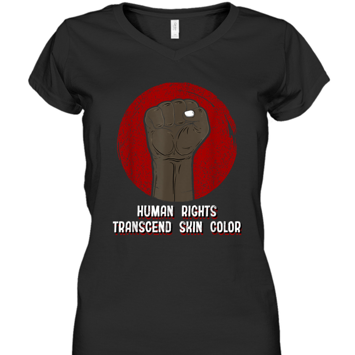 Human Rights Above Skin Color Black Pride Anti Racist BLM T-Shirt