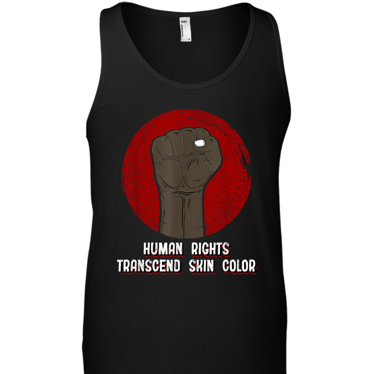 Human Rights Above Skin Color Black Pride Anti Racist BLM T-Shirt