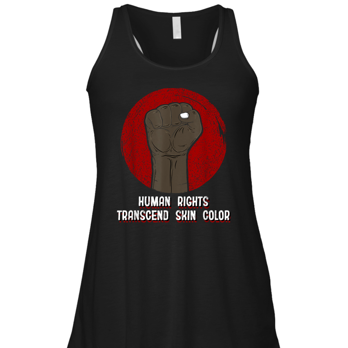 Human Rights Above Skin Color Black Pride Anti Racist BLM T-Shirt