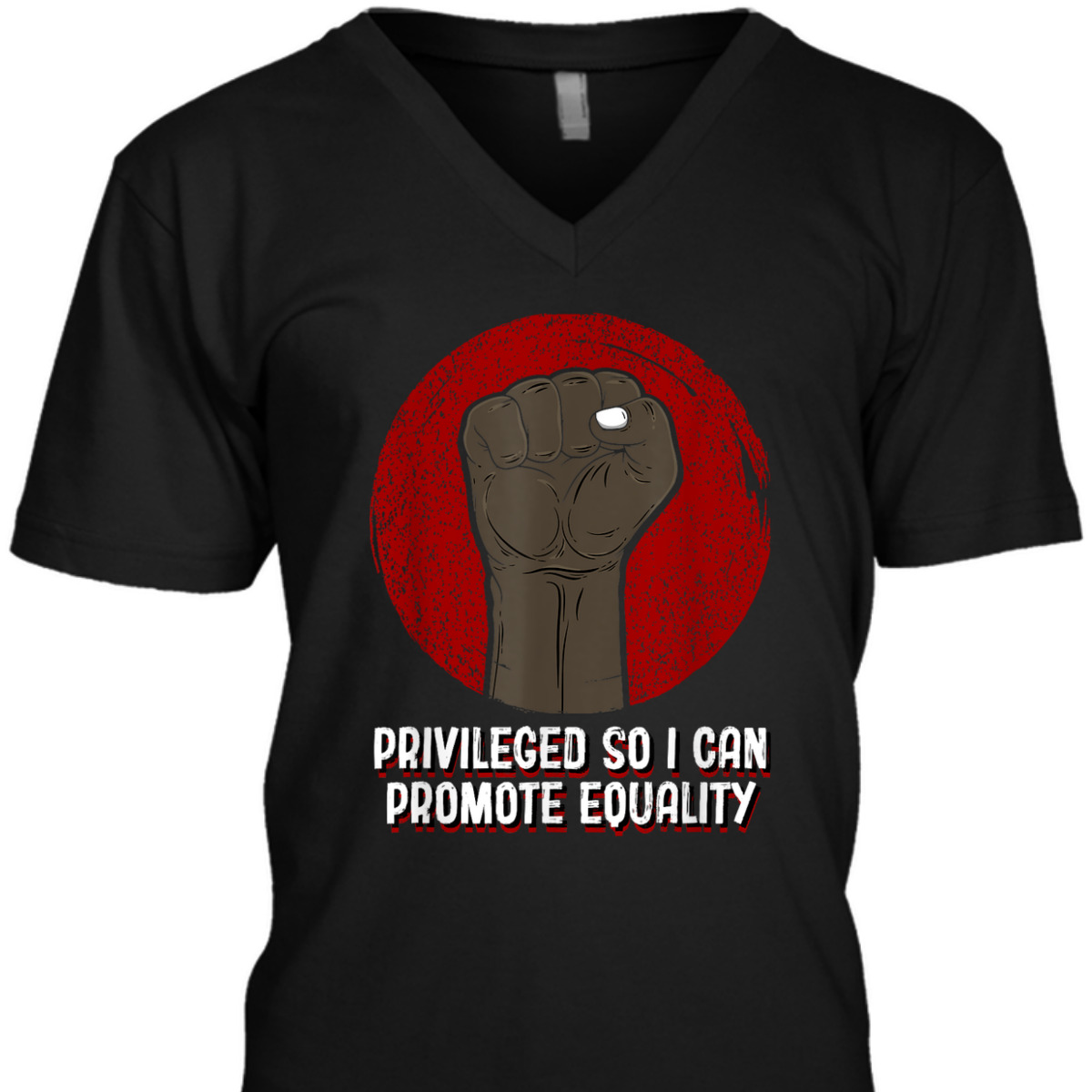 Privileged So I Can Promote Equality Humanity Anti Racist T-Shirt
