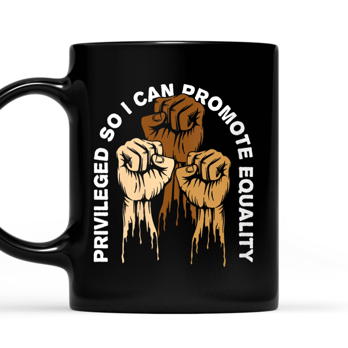 Womens Privileged So I Can Promote Equality Anti Racist T-Shirt