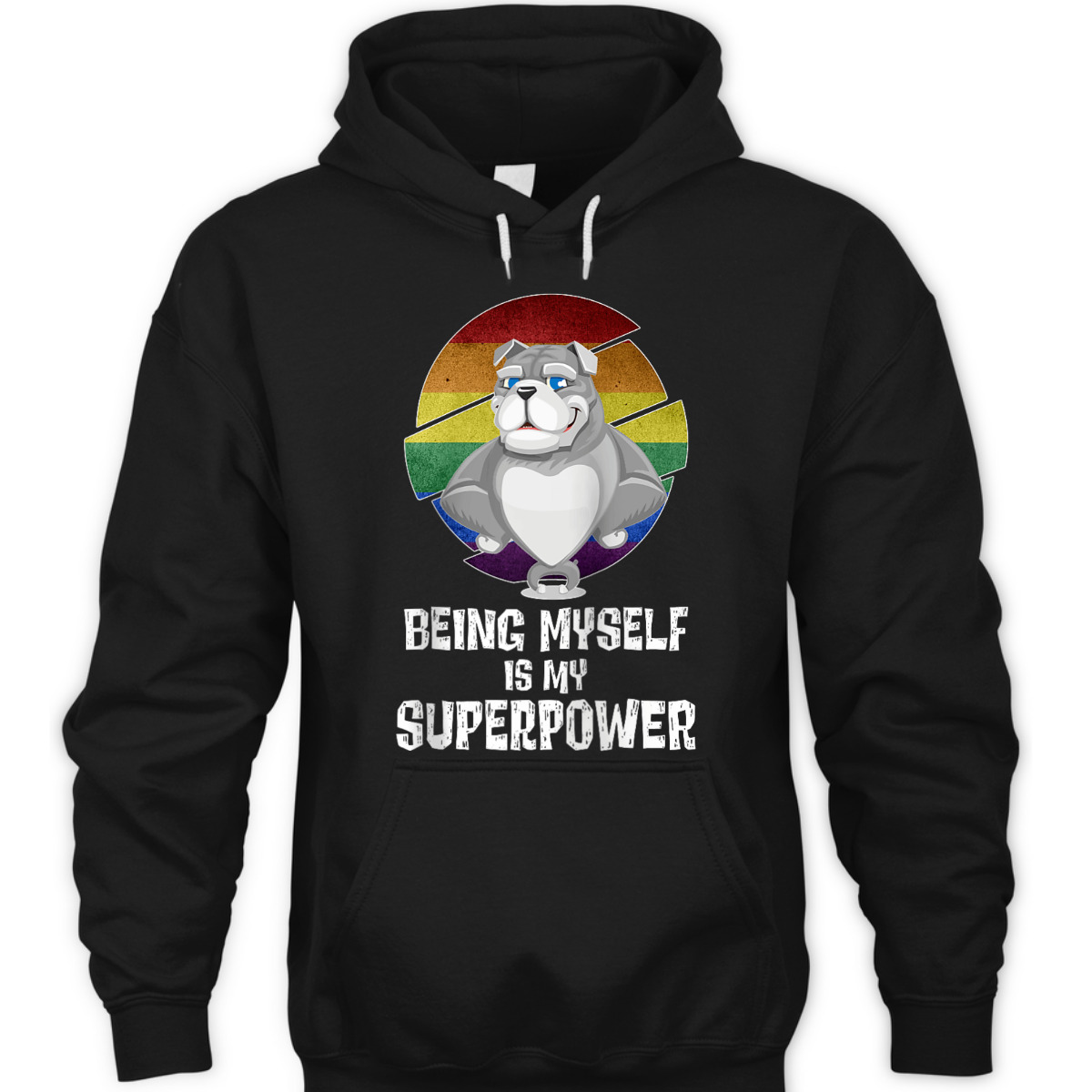 Being Myself Is My Superpower LGBTQ Gay Pride Love Equality T-Shirt