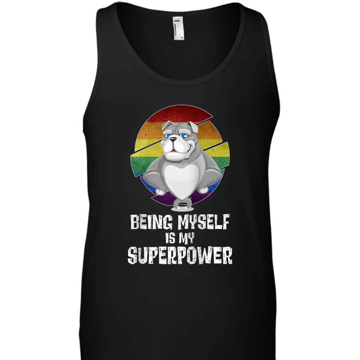 Being Myself Is My Superpower LGBTQ Gay Pride Love Equality T-Shirt