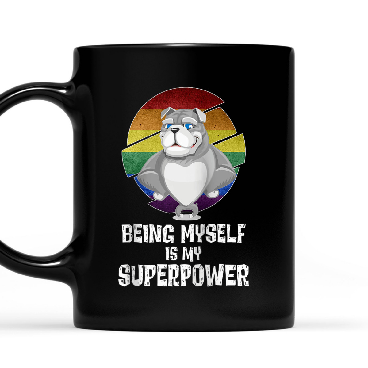 Being Myself Is My Superpower LGBTQ Gay Pride Love Equality T-Shirt