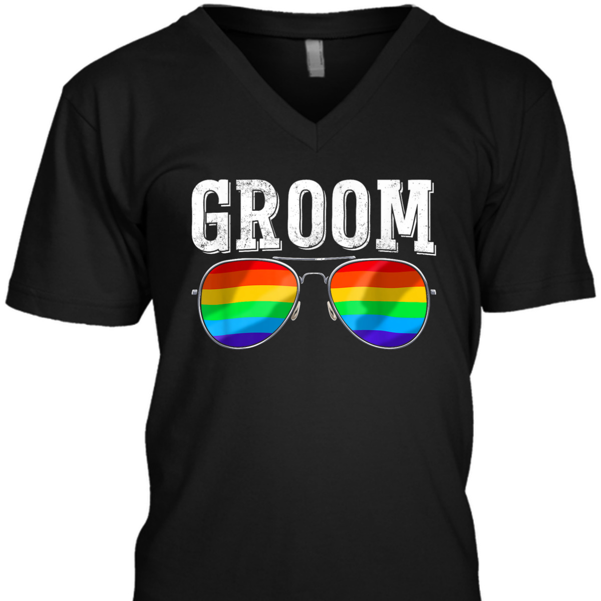 Groom LGBTQ Gay Bachelor Party Equality Pride Month T-Shirt