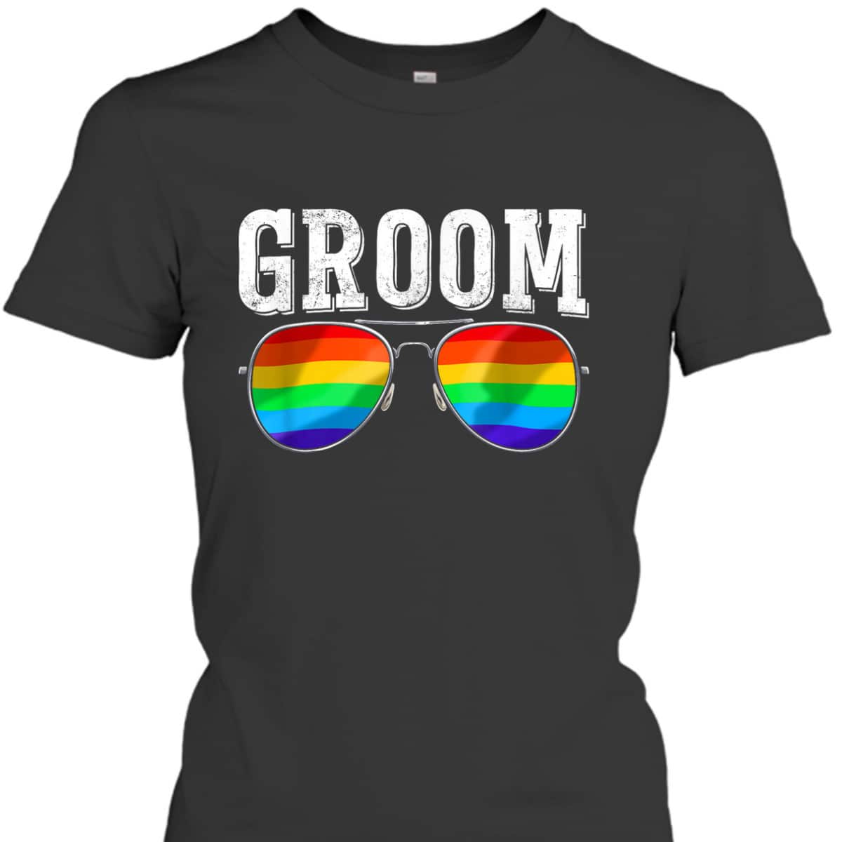 Groom LGBTQ Gay Bachelor Party Equality Pride Month T-Shirt