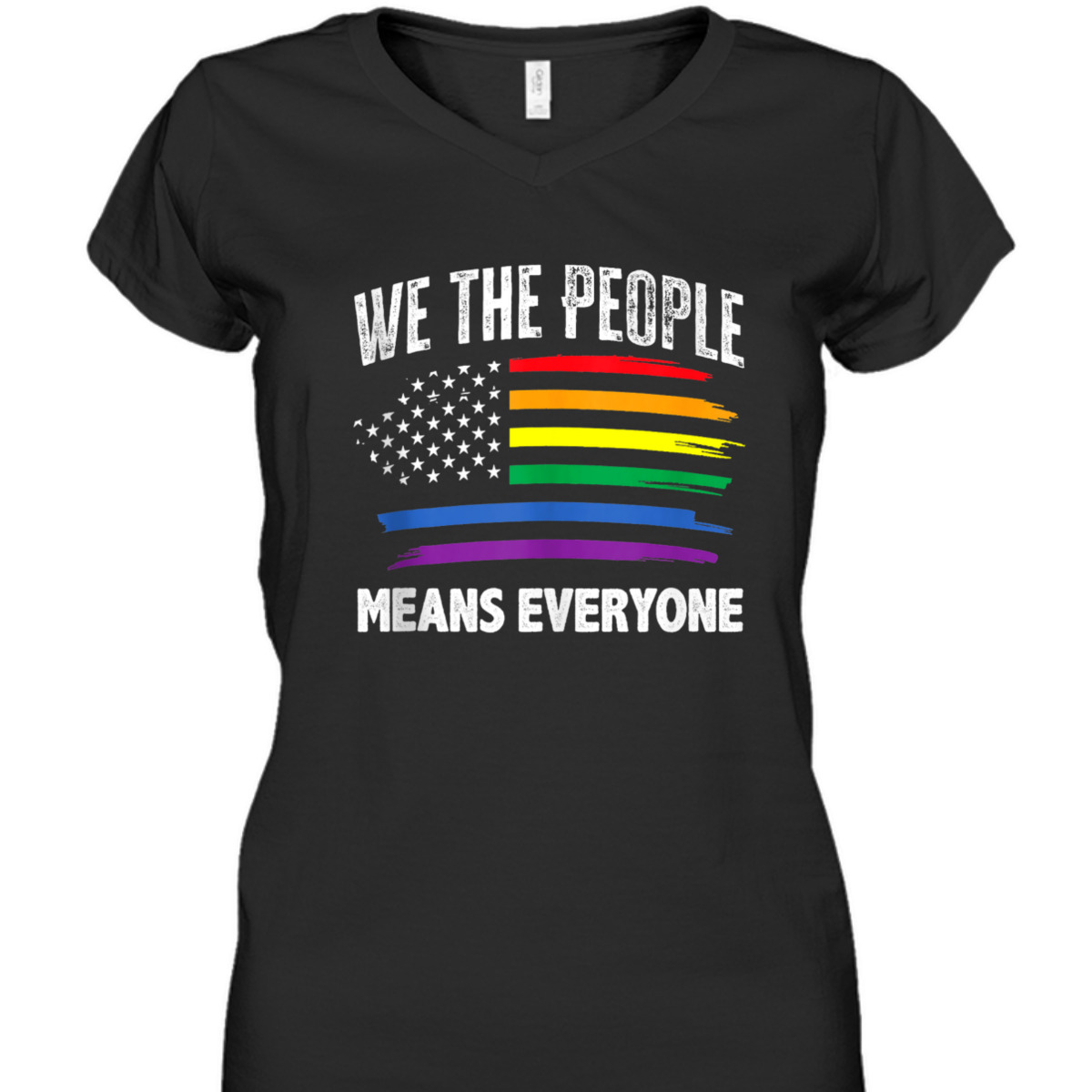 We The People Means Everyone USA LGBT Equality LGBTQ Pride T-Shirt