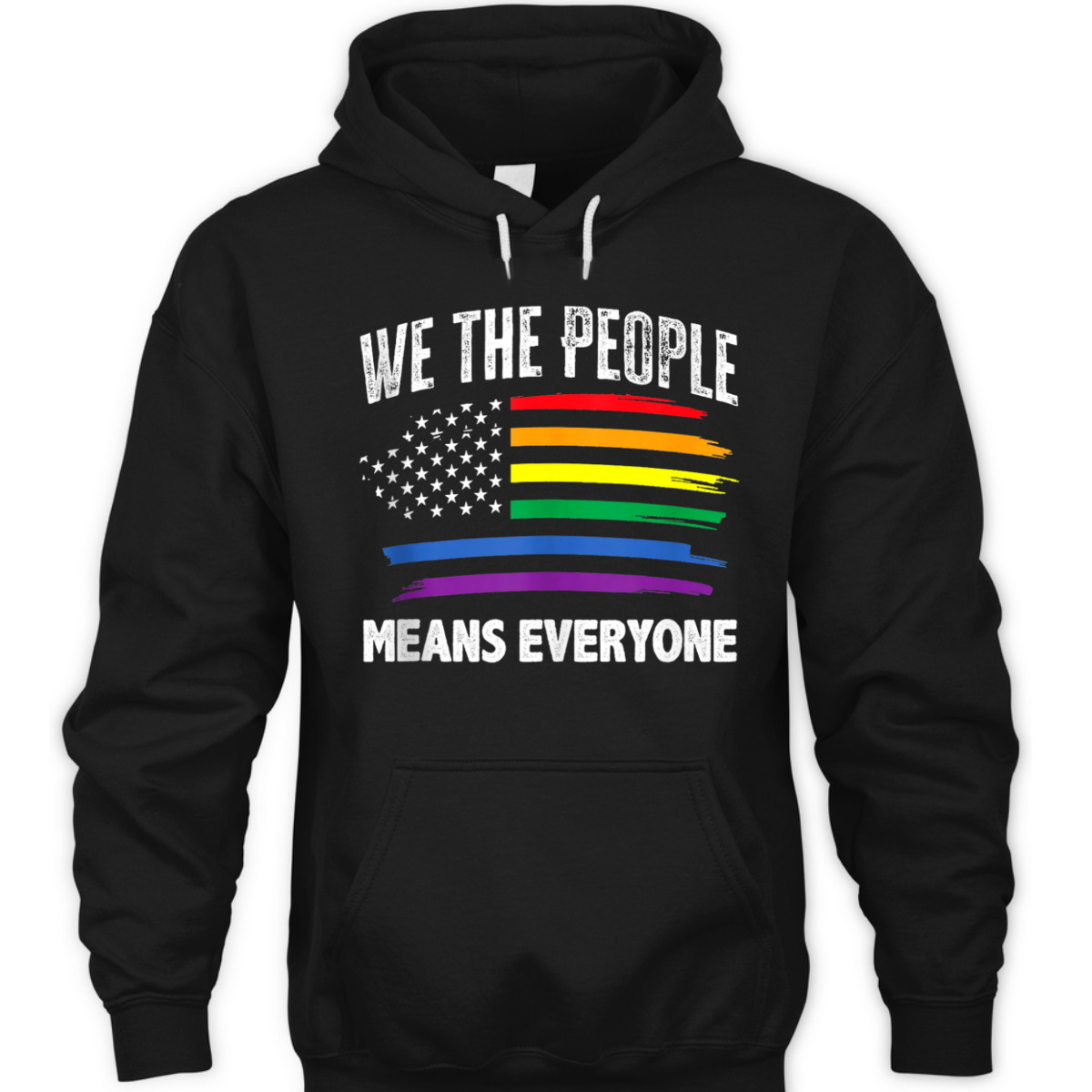 We The People Means Everyone USA LGBT Equality LGBTQ Pride T-Shirt