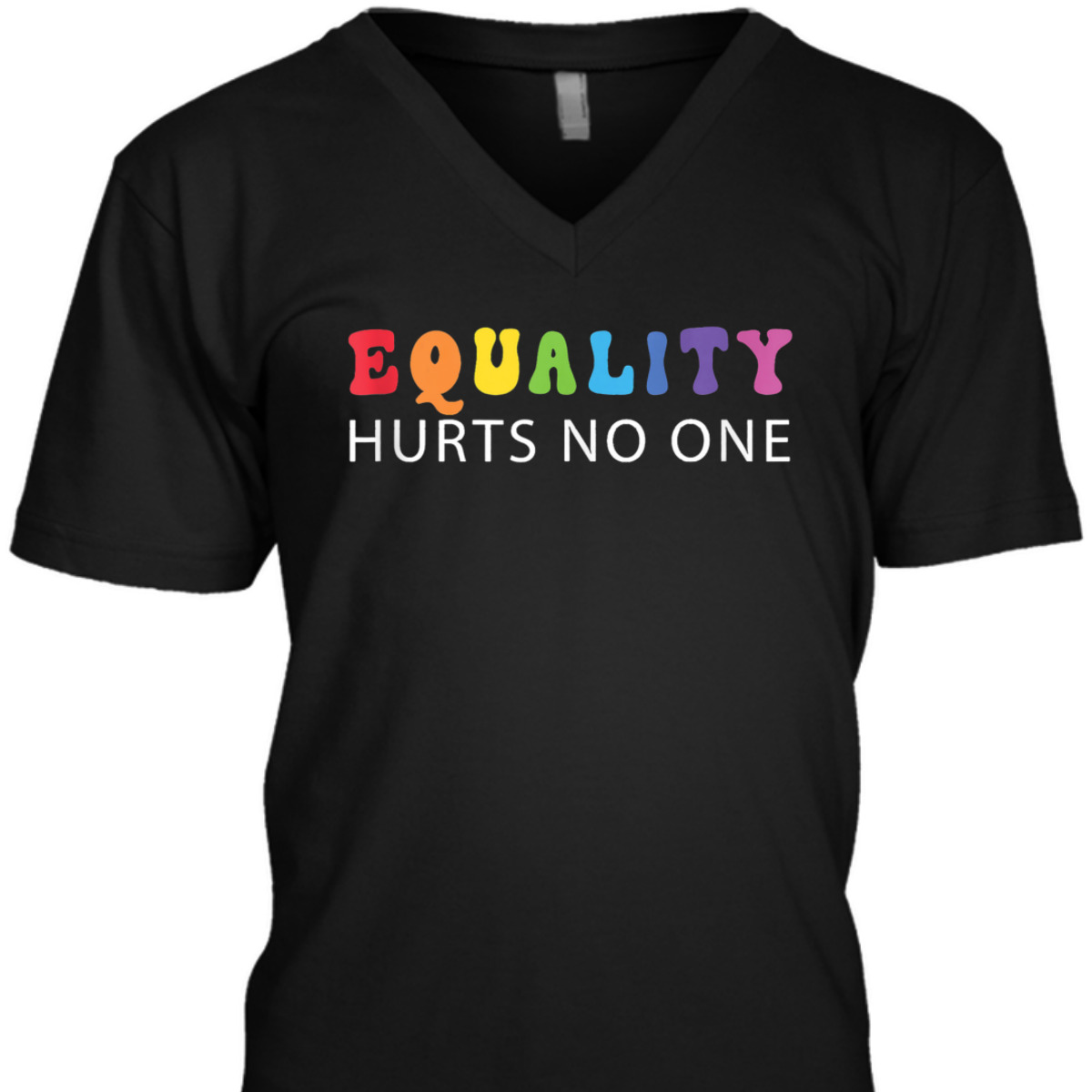Groovy Equality Hurts No One LGBT Gay Lesbian Pride T-Shirt