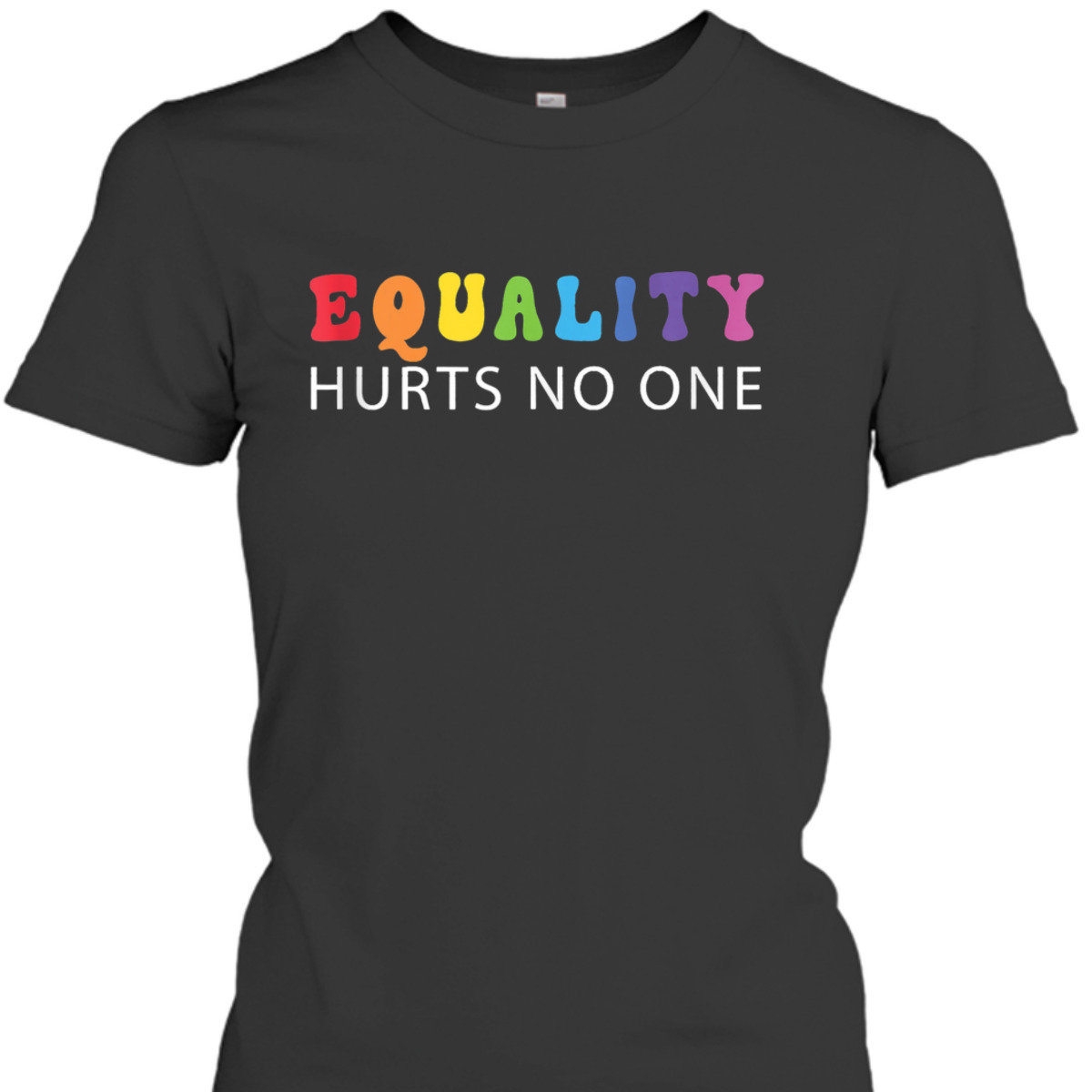 Groovy Equality Hurts No One LGBT Gay Lesbian Pride T-Shirt Groovy Equality Hurts No One LGBT Gay Lesbian Pride T-Shirt