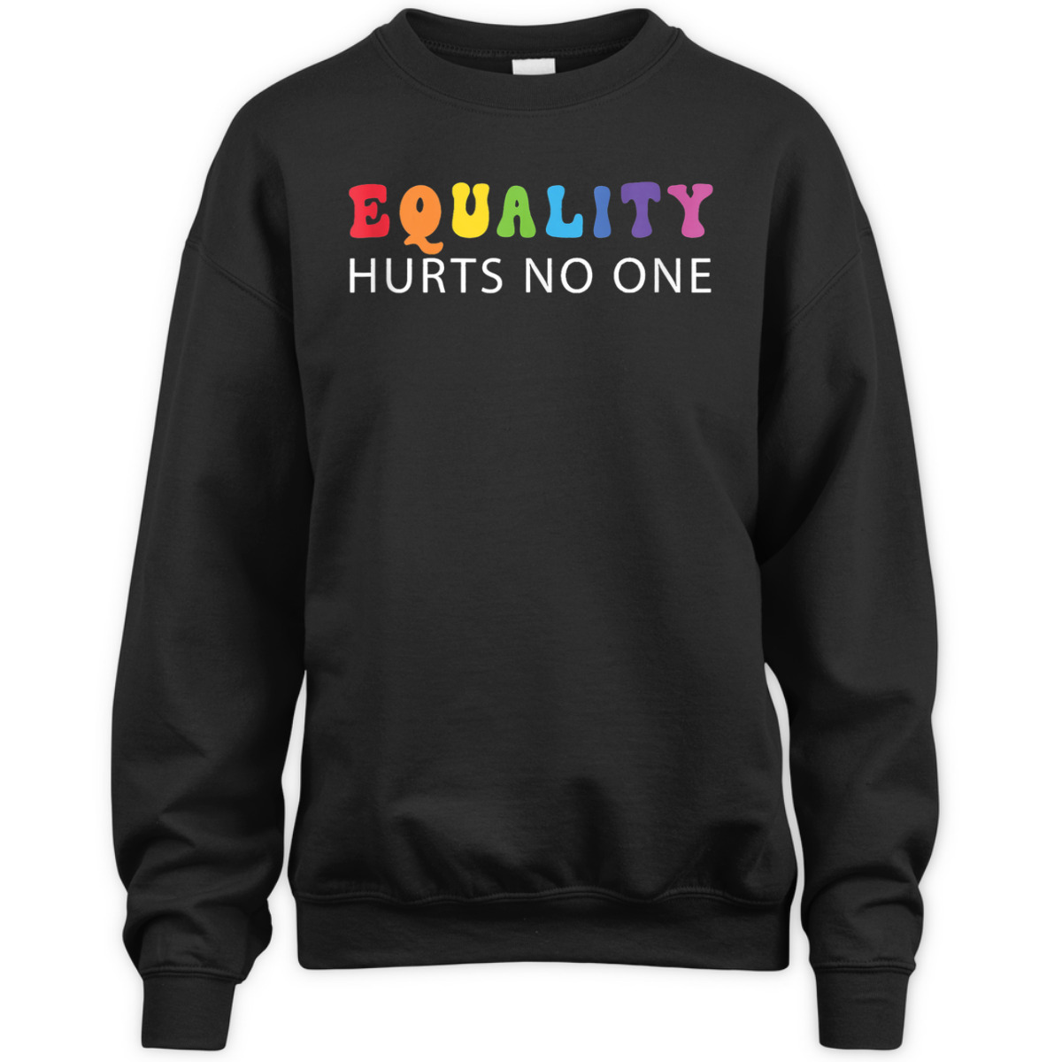 Groovy Equality Hurts No One LGBT Gay Lesbian Pride T-Shirt Groovy Equality Hurts No One LGBT Gay Lesbian Pride T-Shirt
