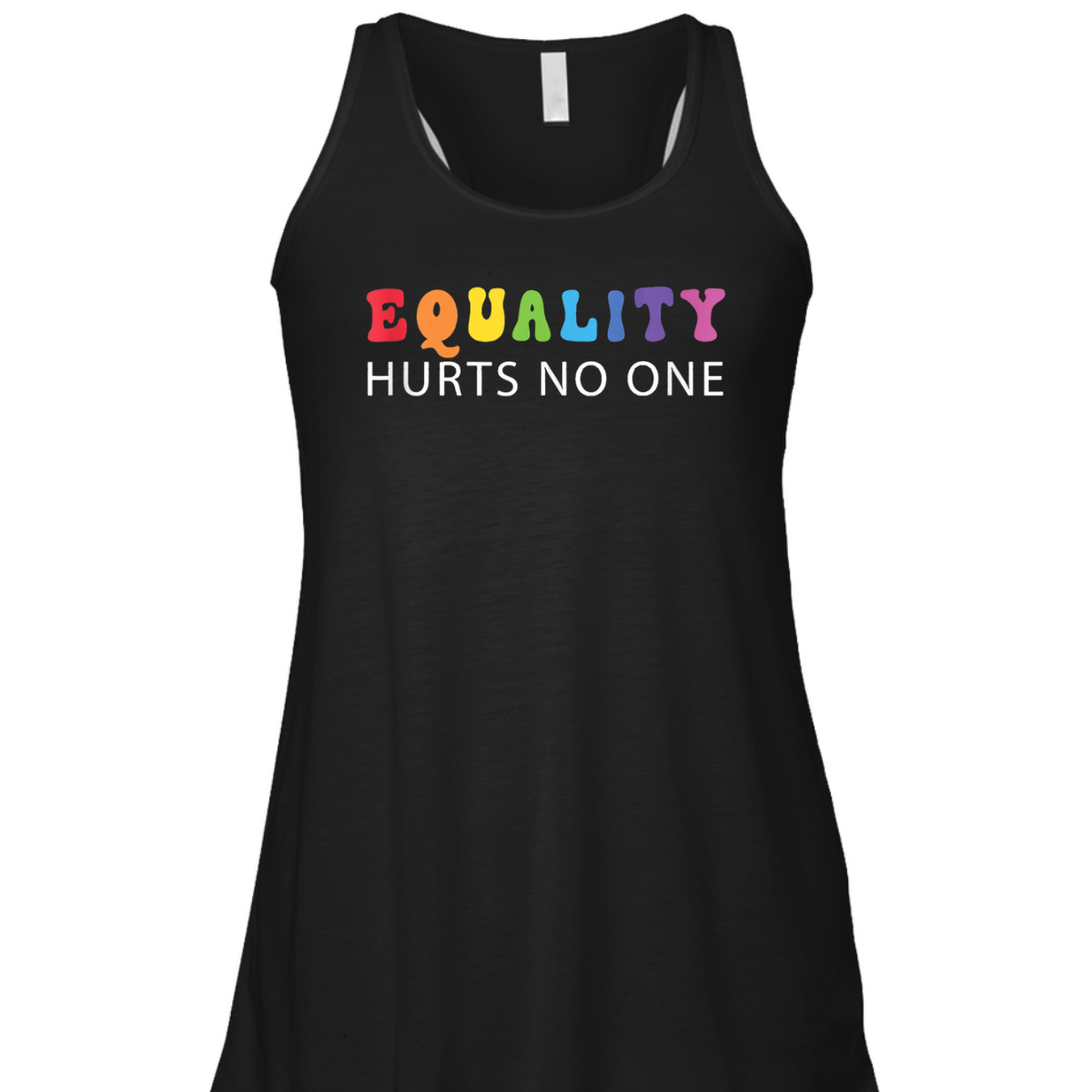 Groovy Equality Hurts No One LGBT Gay Lesbian Pride T-Shirt