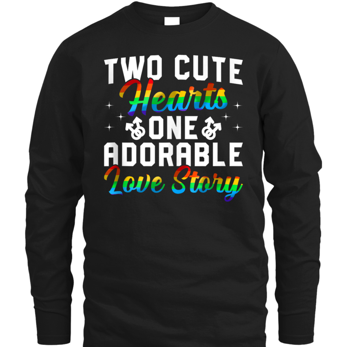 Cute Hearts LGBTQ Gay Wedding Equality Pride Awareness Month T-Shirt Cute Hearts LGBTQ Gay Wedding Equality Pride Awareness Month T-Shirt
