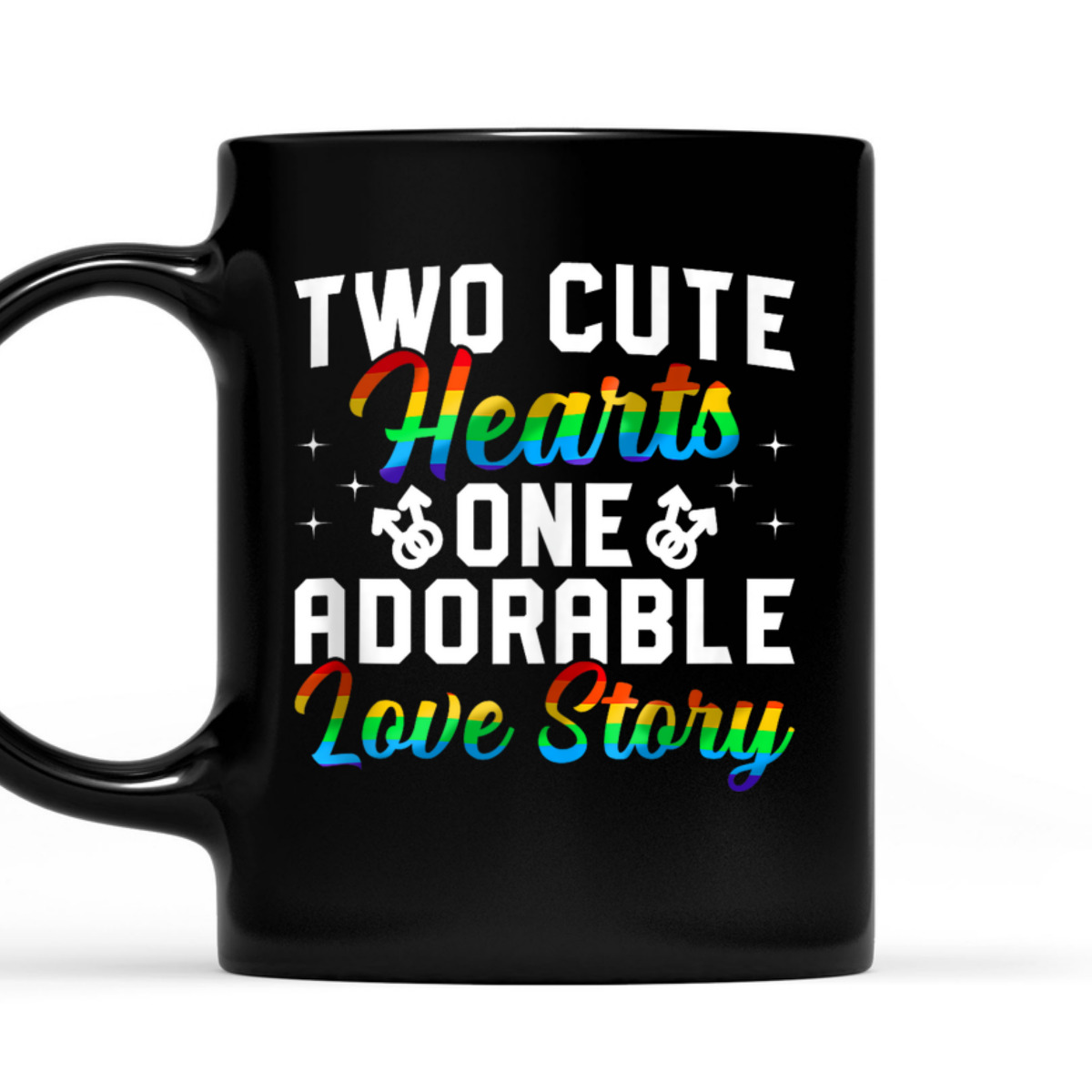 Cute Hearts LGBTQ Gay Wedding Equality Pride Awareness Month T-Shirt Cute Hearts LGBTQ Gay Wedding Equality Pride Awareness Month T-Shirt