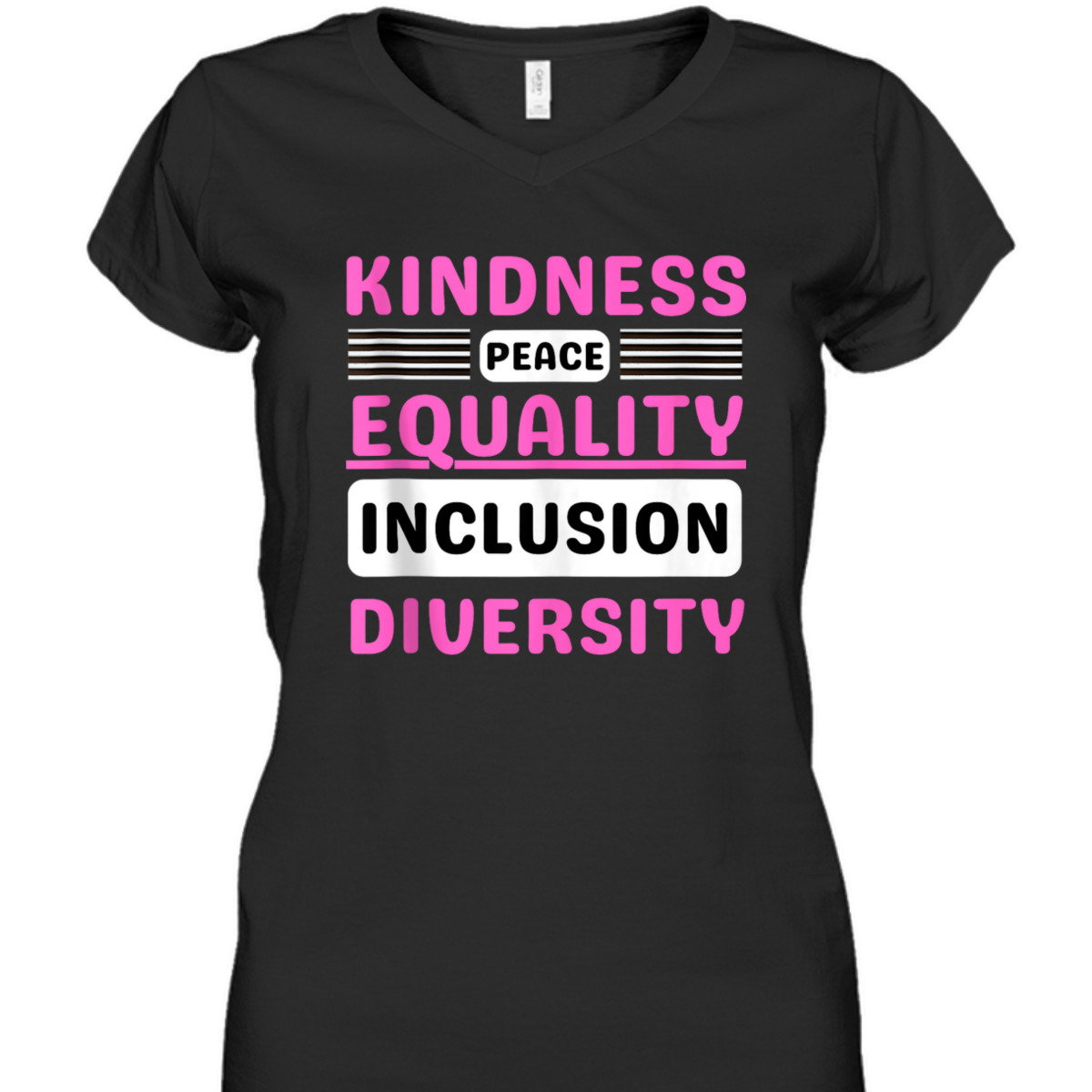 Kindness Peace Equality Inclusion Diversity Pride T-Shirt