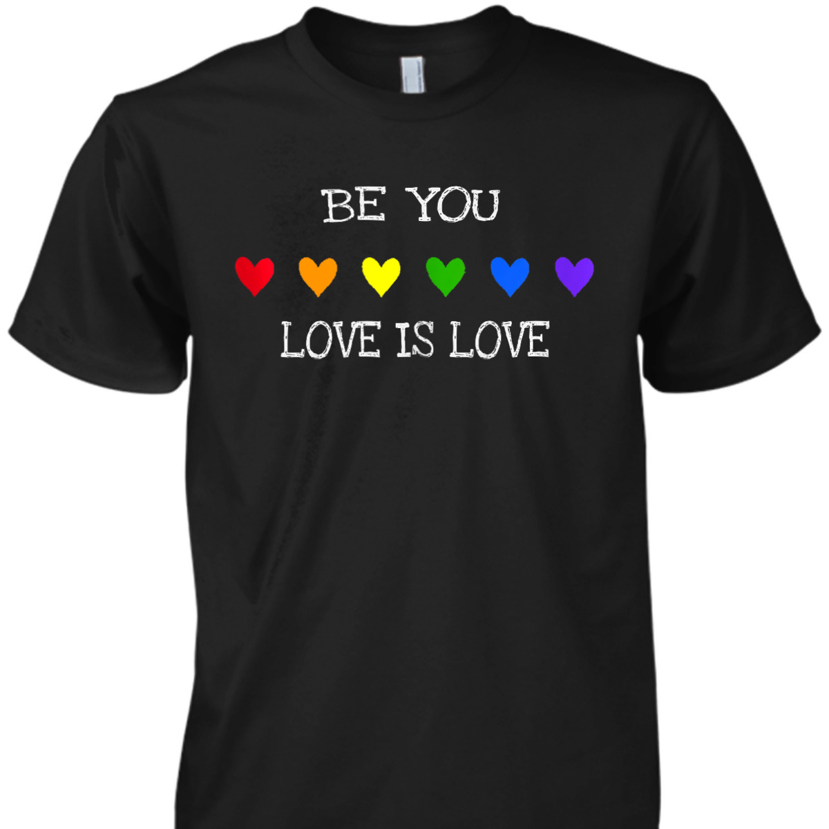 Gay Pride LGBTQ Equality Rainbow Hearts T-Shirt Gay Pride LGBTQ Equality Rainbow Hearts T-Shirt