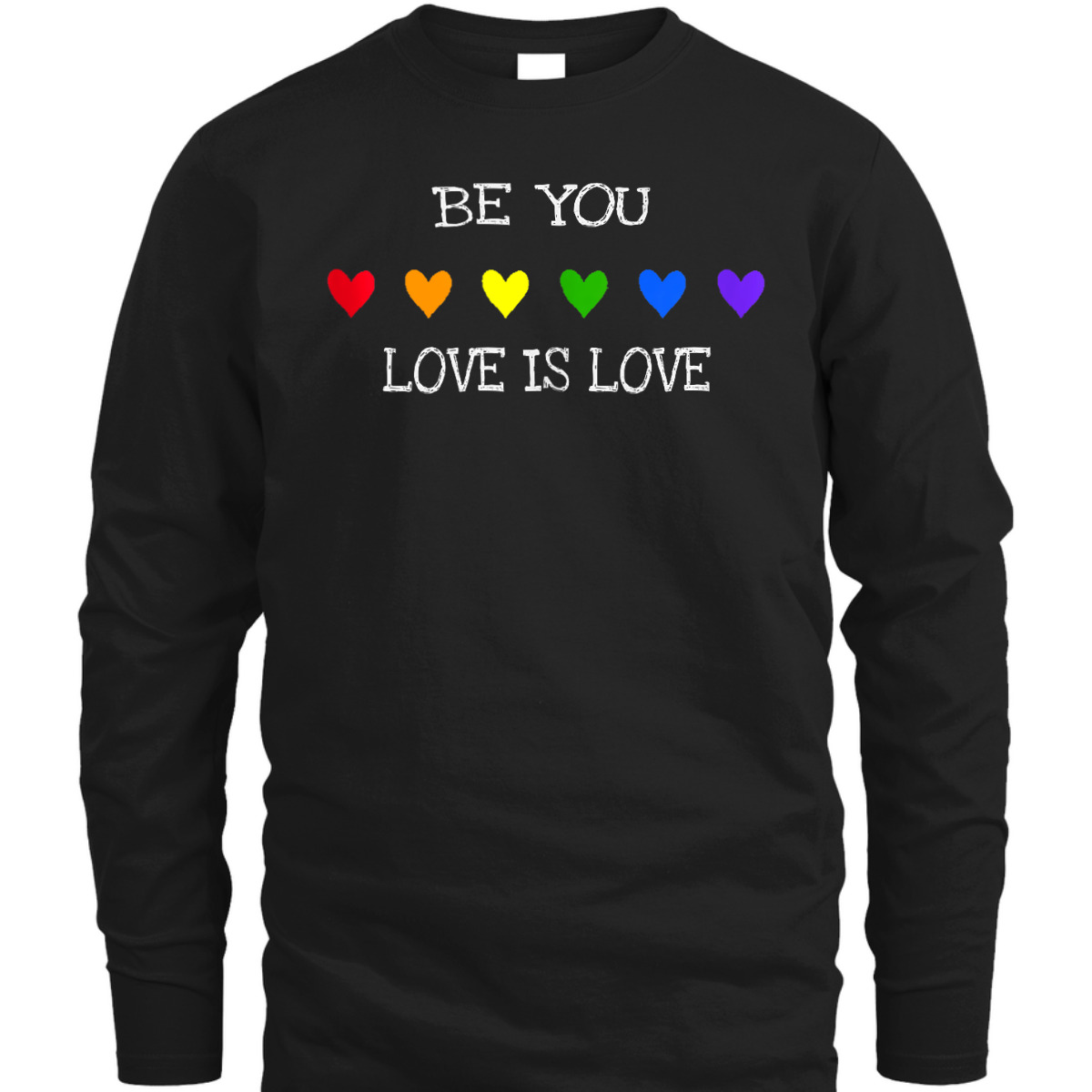Gay Pride LGBTQ Equality Rainbow Hearts T-Shirt Gay Pride LGBTQ Equality Rainbow Hearts T-Shirt