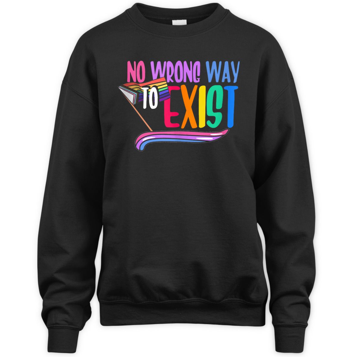 No Wrong Way To Exist LGBTQ Equality Gay Lesbian Pride T-Shirt