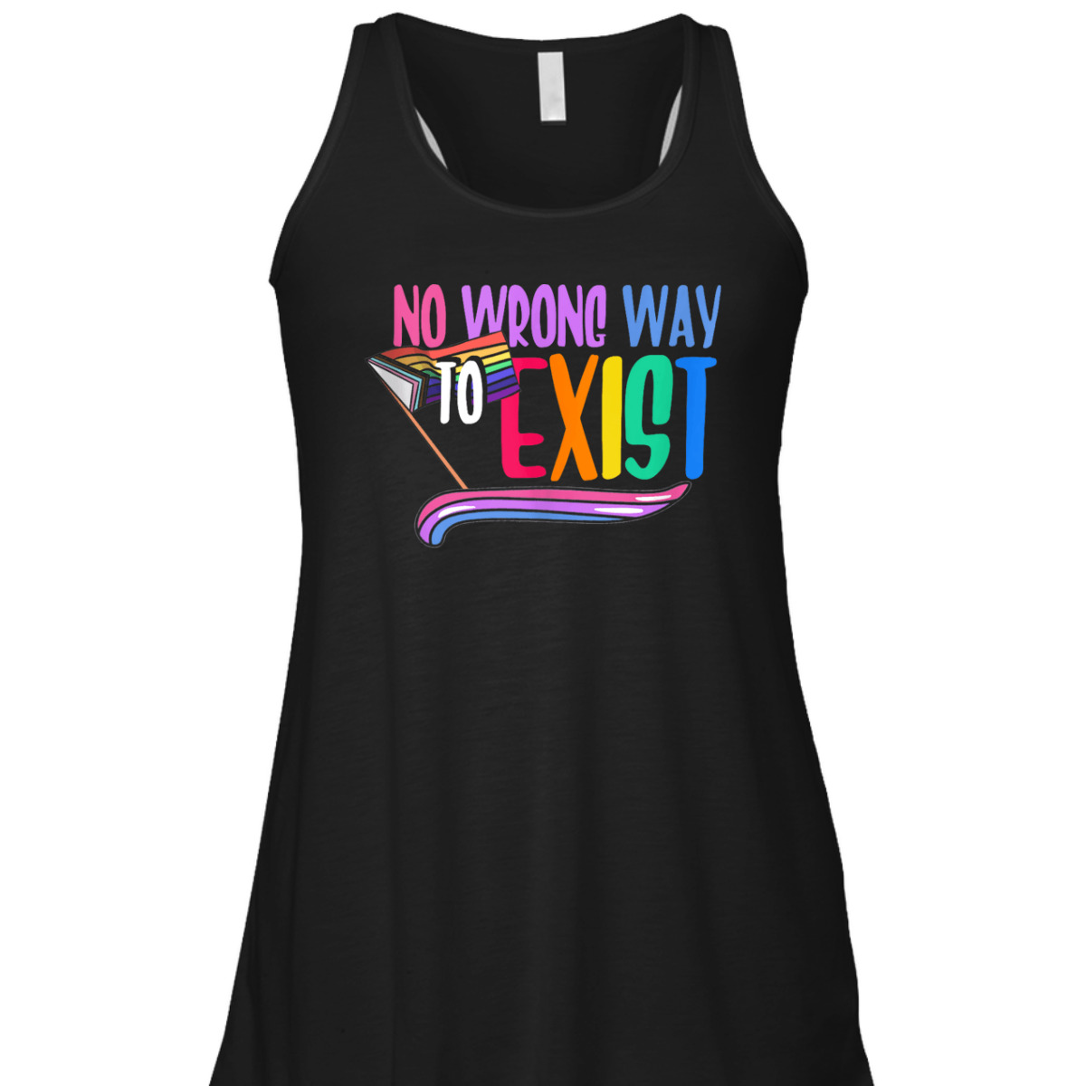 No Wrong Way To Exist LGBTQ Equality Gay Lesbian Pride T-Shirt