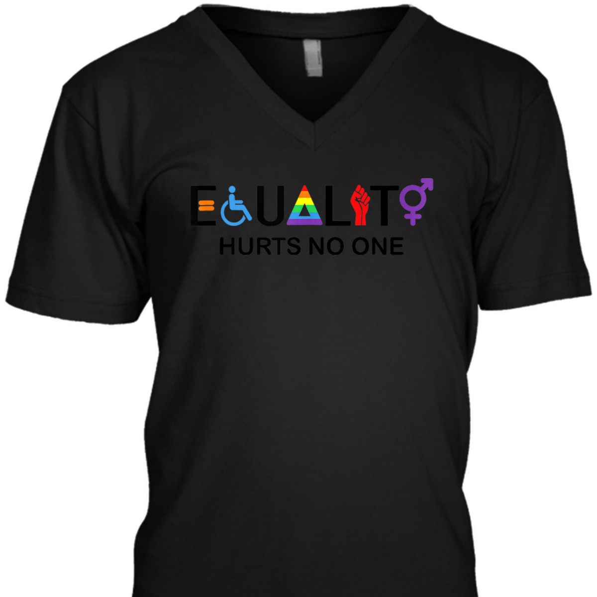 Equality Hurts No One LGBT Human Rights Gay Pride Month T-Shirt