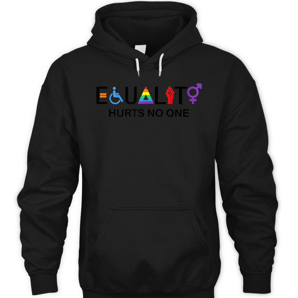 Equality Hurts No One LGBT Human Rights Gay Pride Month T-Shirt