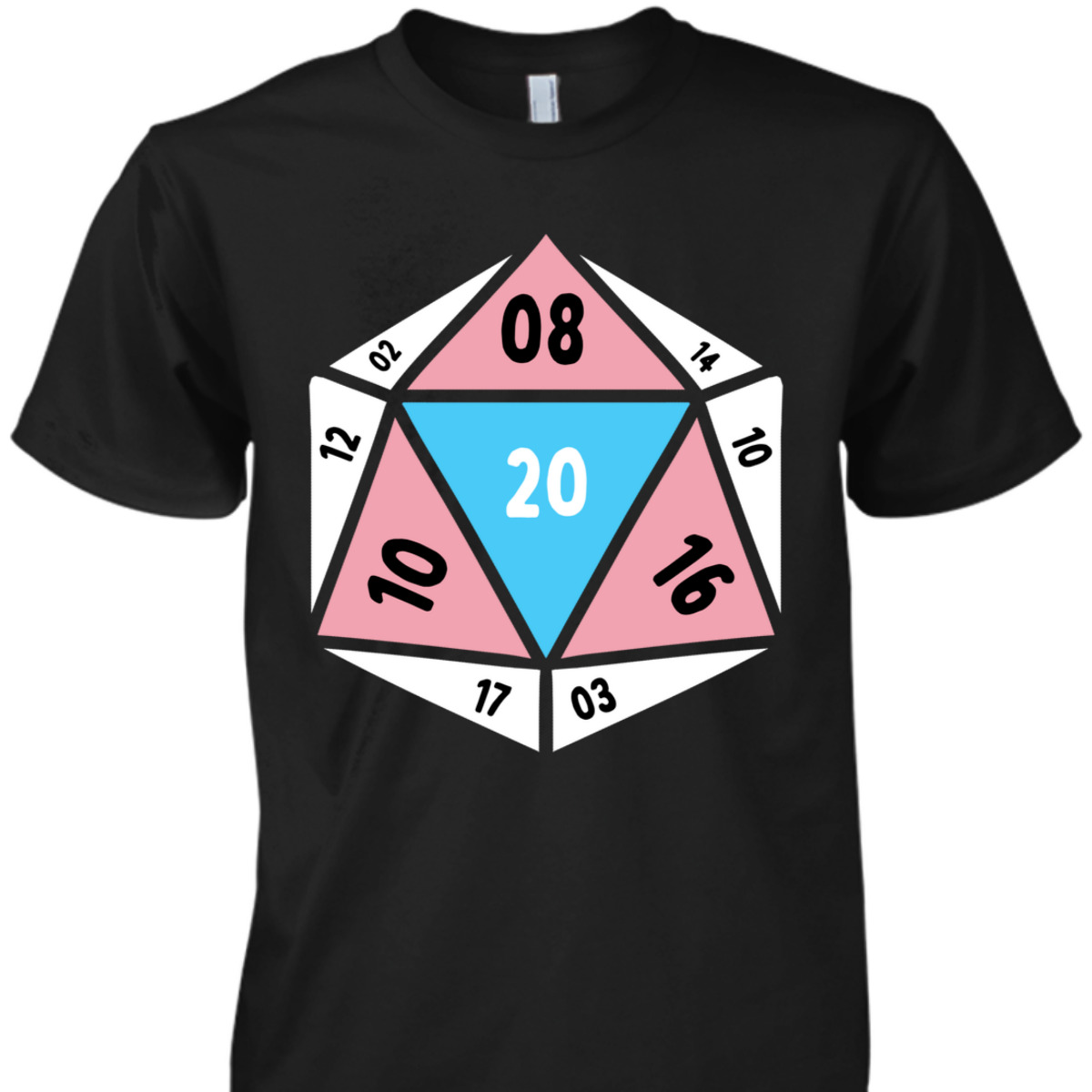 Transgender D20 Dice Trans Pride LGBT Gender Equality Gaymer T-Shirt Transgender D20 Dice Trans Pride LGBT Gender Equality Gaymer T-Shirt