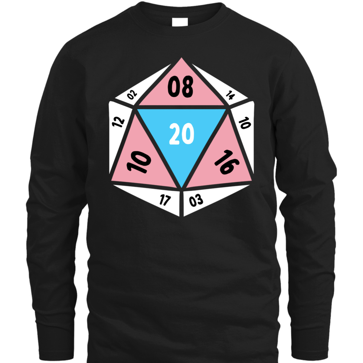 Transgender D20 Dice Trans Pride LGBT Gender Equality Gaymer T-Shirt Transgender D20 Dice Trans Pride LGBT Gender Equality Gaymer T-Shirt