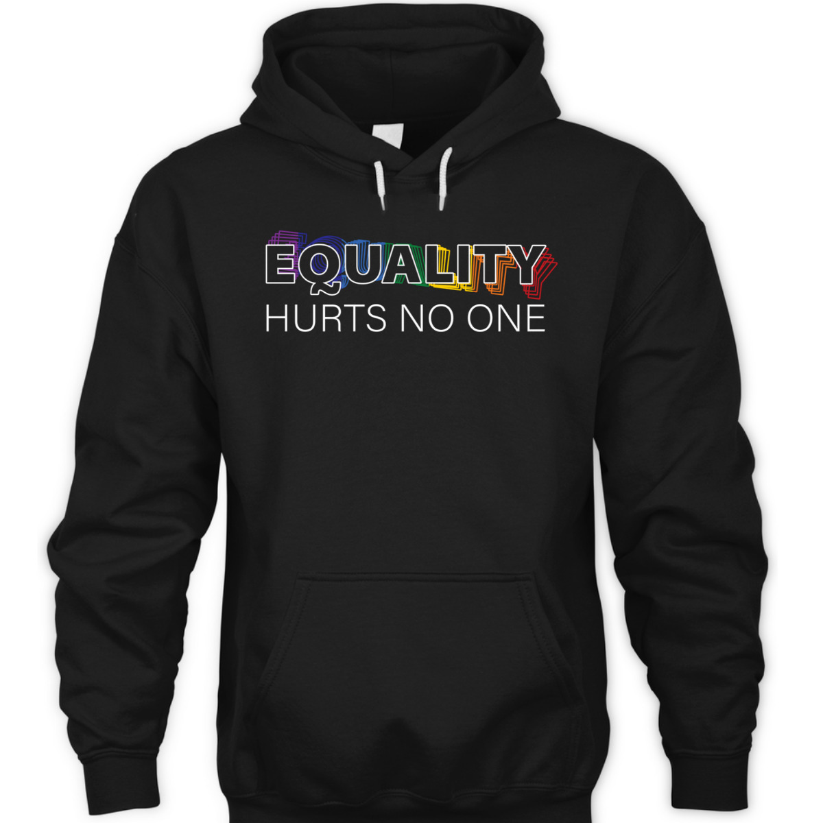 Equality Hurts No One LGBTQ LGBT Gay Pride Human Rights T-Shirt