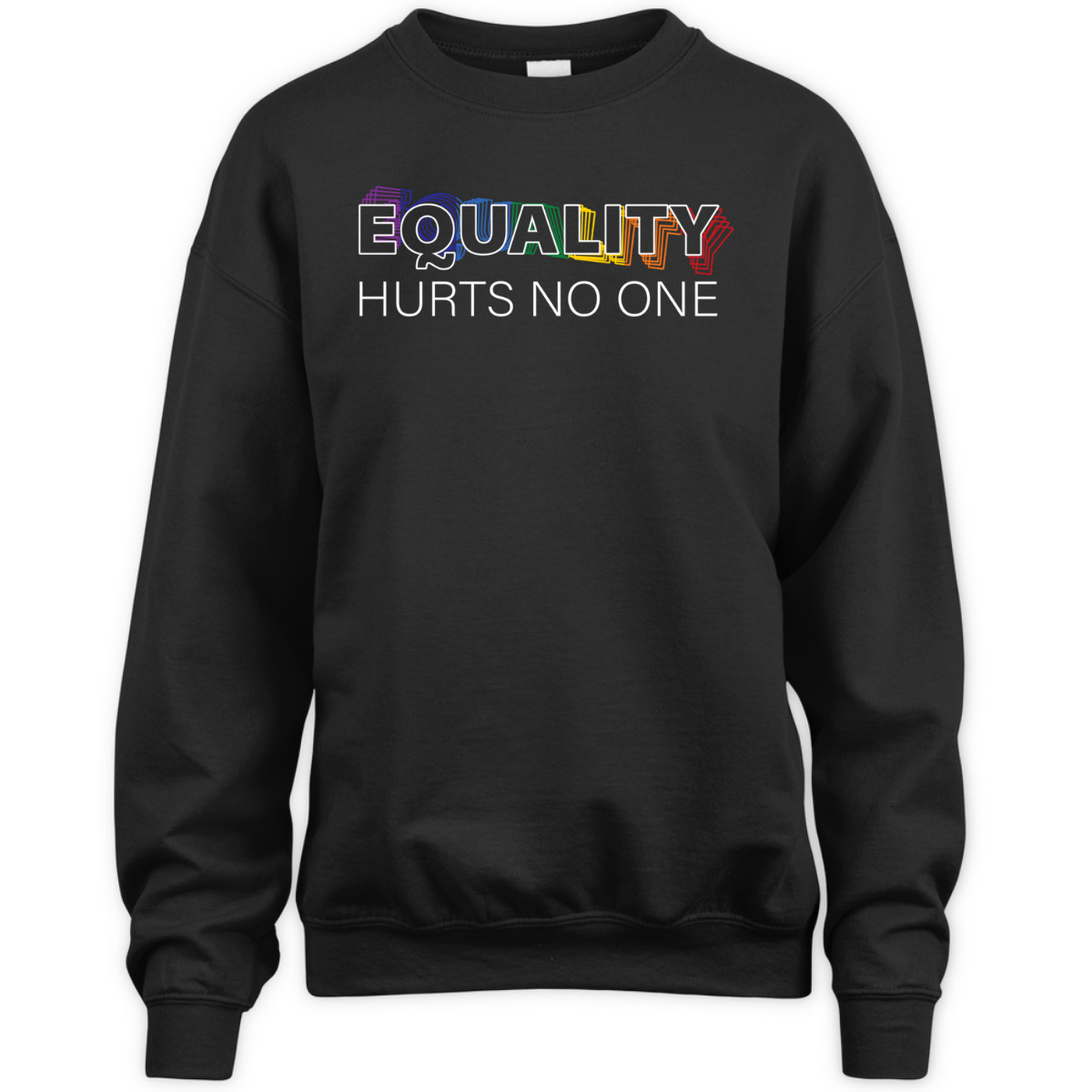 Equality Hurts No One LGBTQ LGBT Gay Pride Human Rights T-Shirt