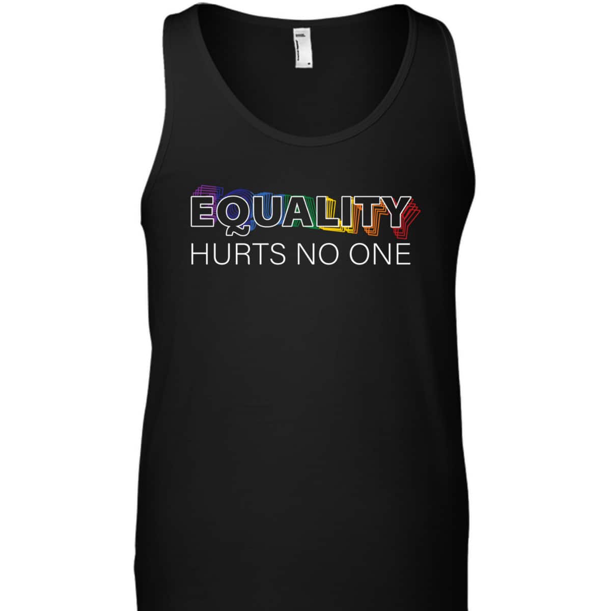 Equality Hurts No One LGBTQ LGBT Gay Pride Human Rights T-Shirt