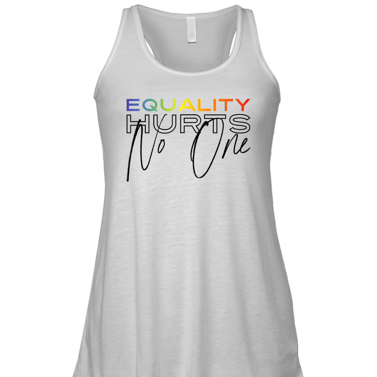 Equality Hurts No One Retro 80s Bi Trans Gay Pride T-Shirt