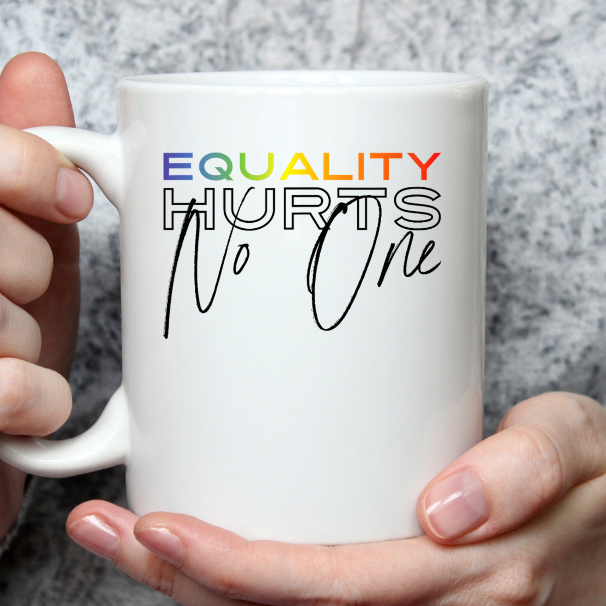 Equality Hurts No One Retro 80s Bi Trans Gay Pride T-Shirt