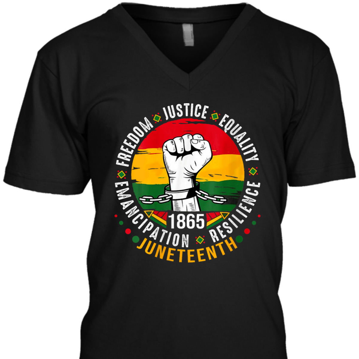 Womens Juneteenth 1865 Freedom Justice Equality Emancipation T-Shirt