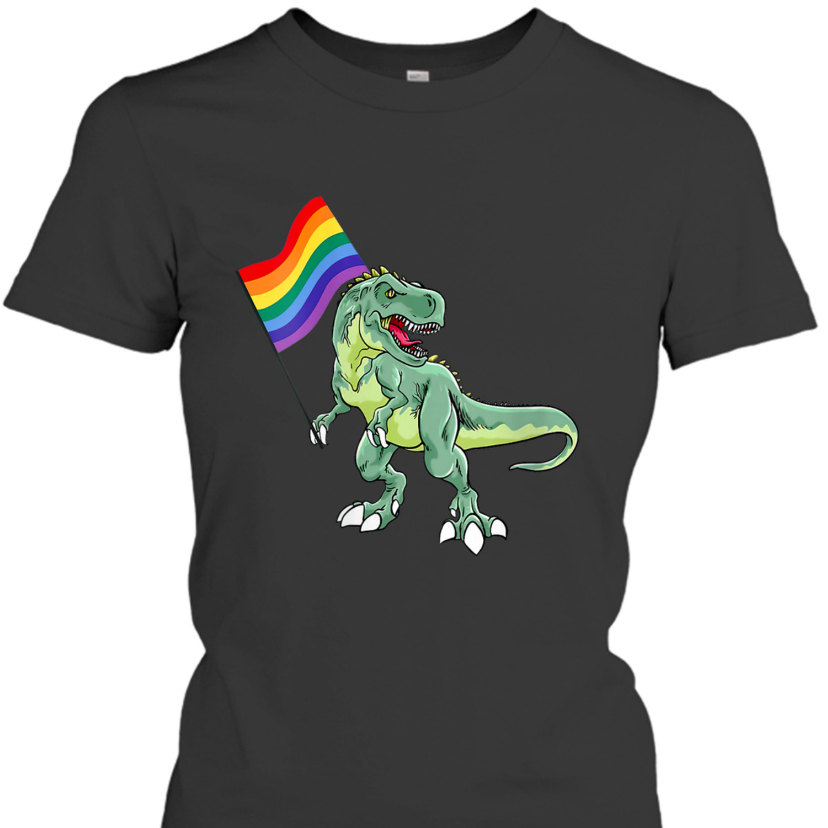 Womens LGBTQ Rainbow Dinosaur Pride Month Equality Love Is Love Hum T-Shirt Womens LGBTQ Rainbow Dinosaur Pride Month Equality Love Is Love Hum T-Shirt