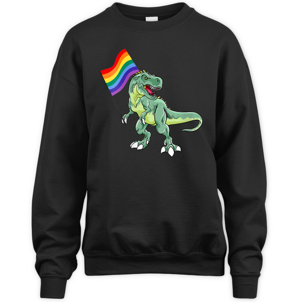 Womens LGBTQ Rainbow Dinosaur Pride Month Equality Love Is Love Hum T-Shirt
