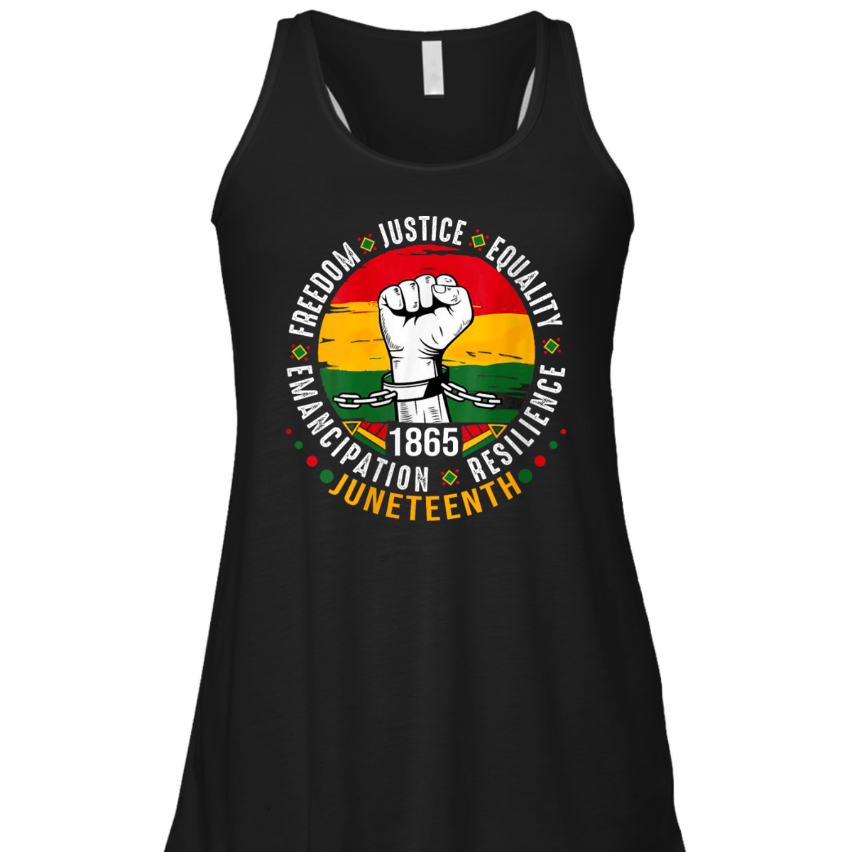 Womens Juneteenth 1865 Freedom Justice Equality Emancipation T-Shirt