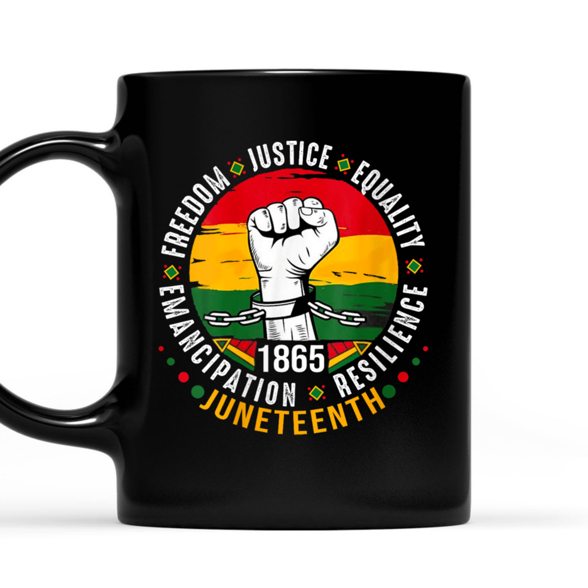 Womens Juneteenth 1865 Freedom Justice Equality Emancipation T-Shirt Womens Juneteenth 1865 Freedom Justice Equality Emancipation T-Shirt