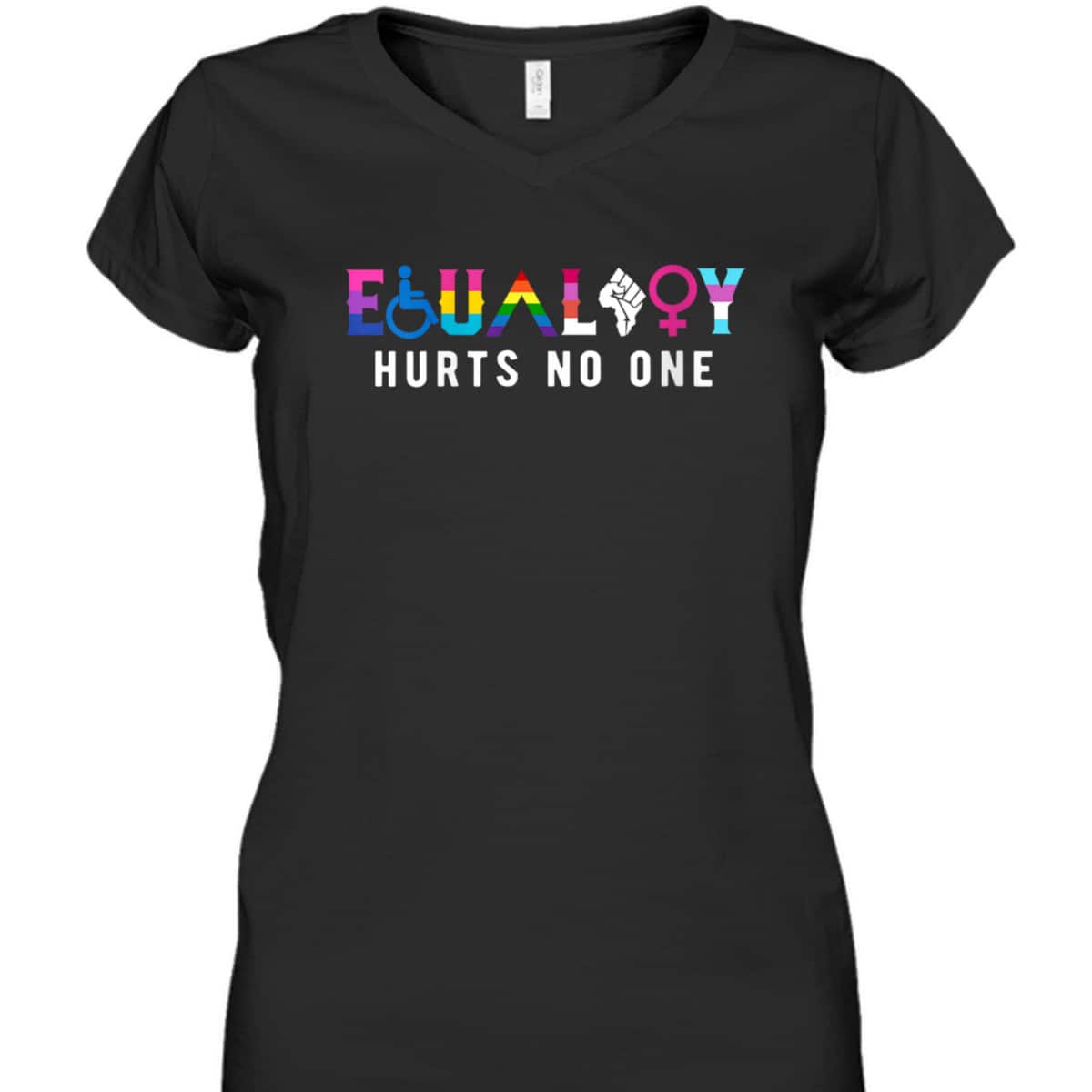 Womens Equality Hurts No Ones LGBT Equality Gay Pride Humans Rights T-Shirt