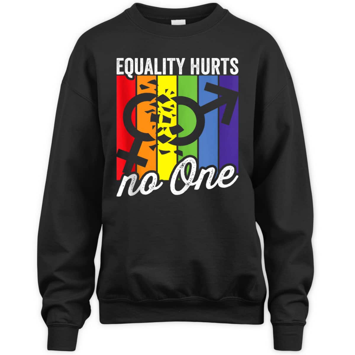 Equality Hurts No One Bi Trans Gay Pride Rights T-Shirt