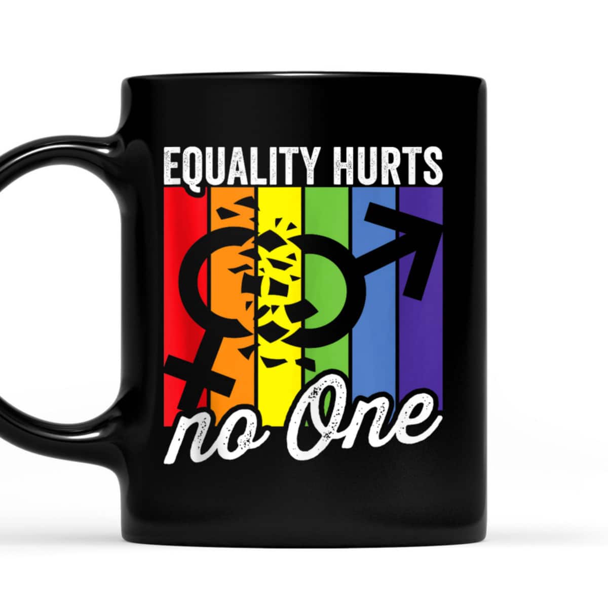 Equality Hurts No One Bi Trans Gay Pride Rights T-Shirt