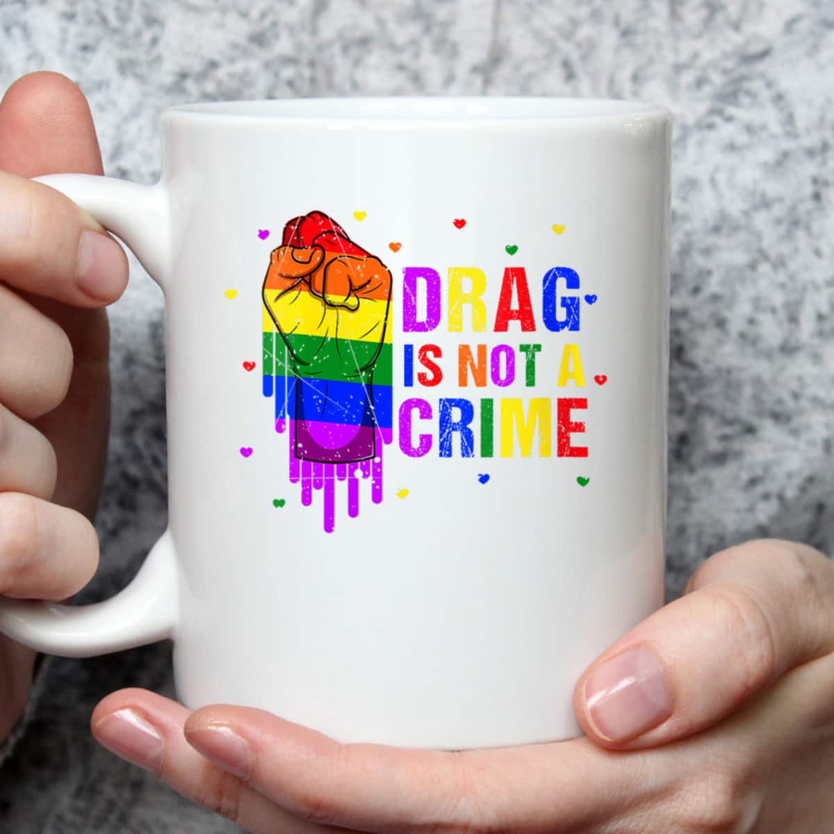 Womens Cool Drag Queen LGBTQ Equality Pride Drag Is Not A Crime T-Shirt