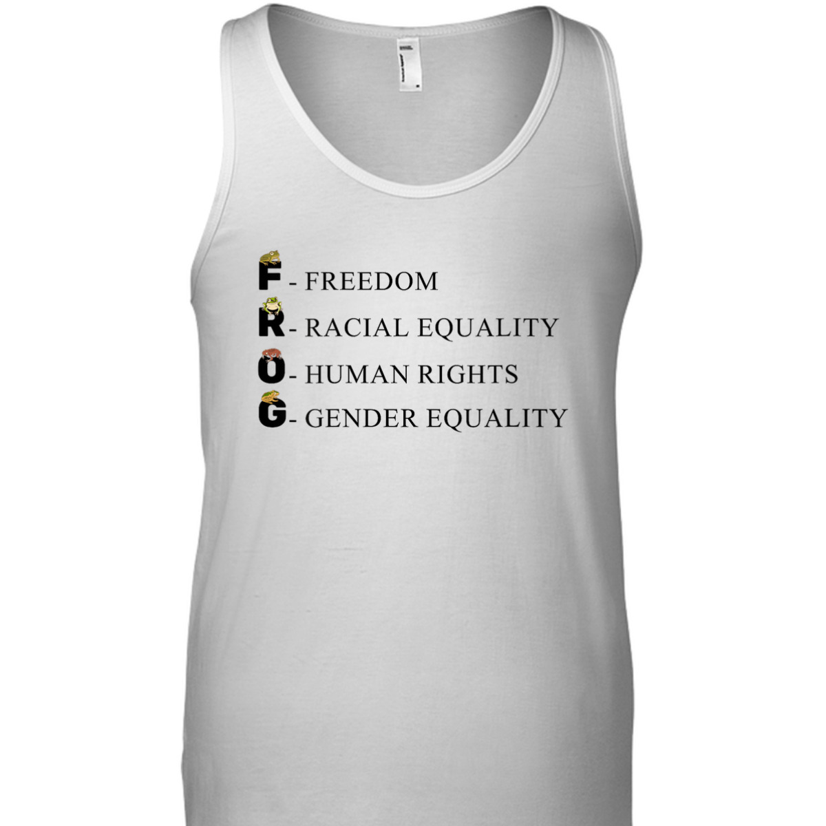 Womens Gender Equality Freedom Tadpole Toad Frog T-Shirt