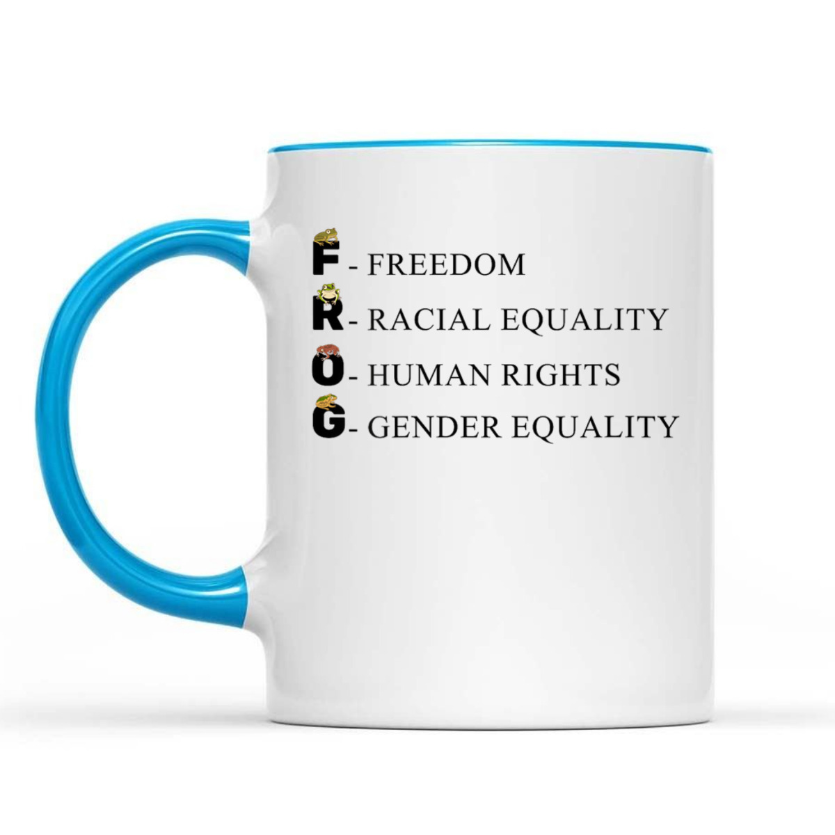Womens Gender Equality Freedom Tadpole Toad Frog T-Shirt