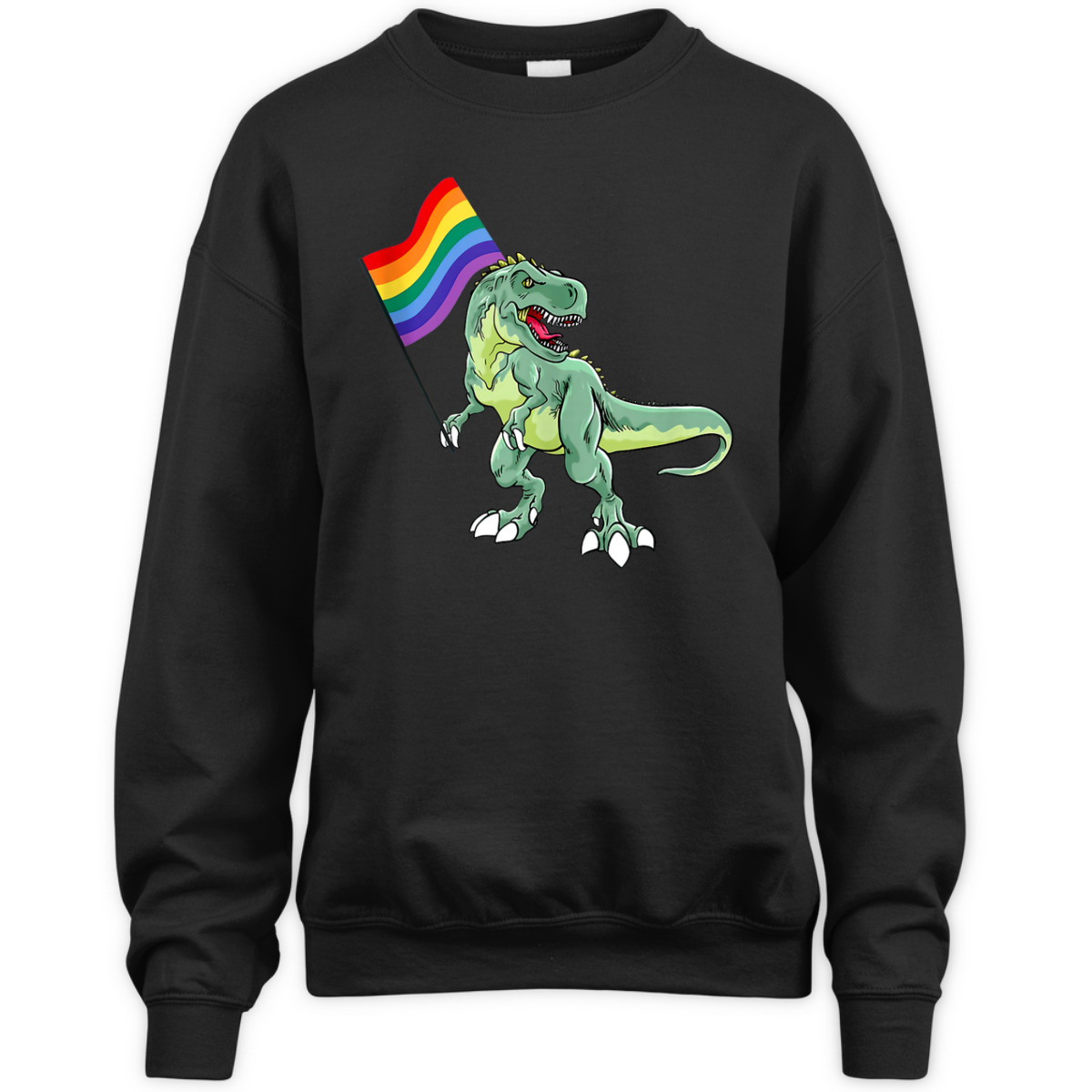 LGBTQ Rainbow Dinosaur Pride Month Equality Love Is Love Hum T-Shirt