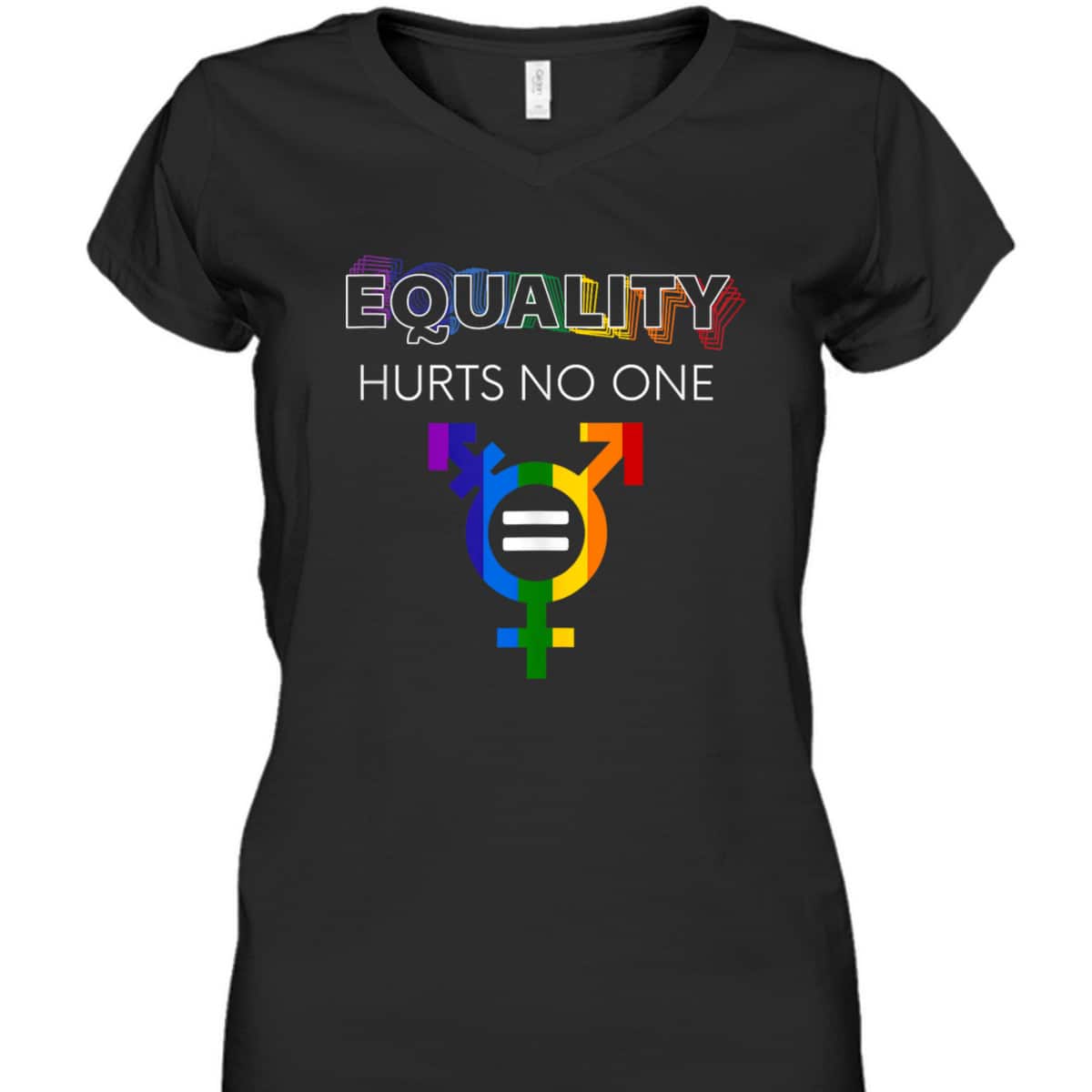 Equality Hurts No One LGBT LGBTQ Gay Pride Human Rights T-Shirt