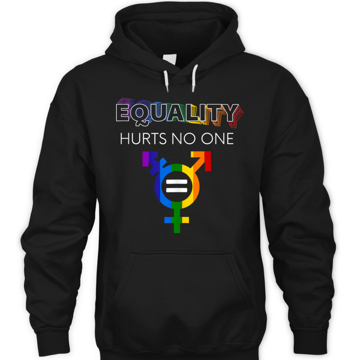 Equality Hurts No One LGBT LGBTQ Gay Pride Human Rights T-Shirt