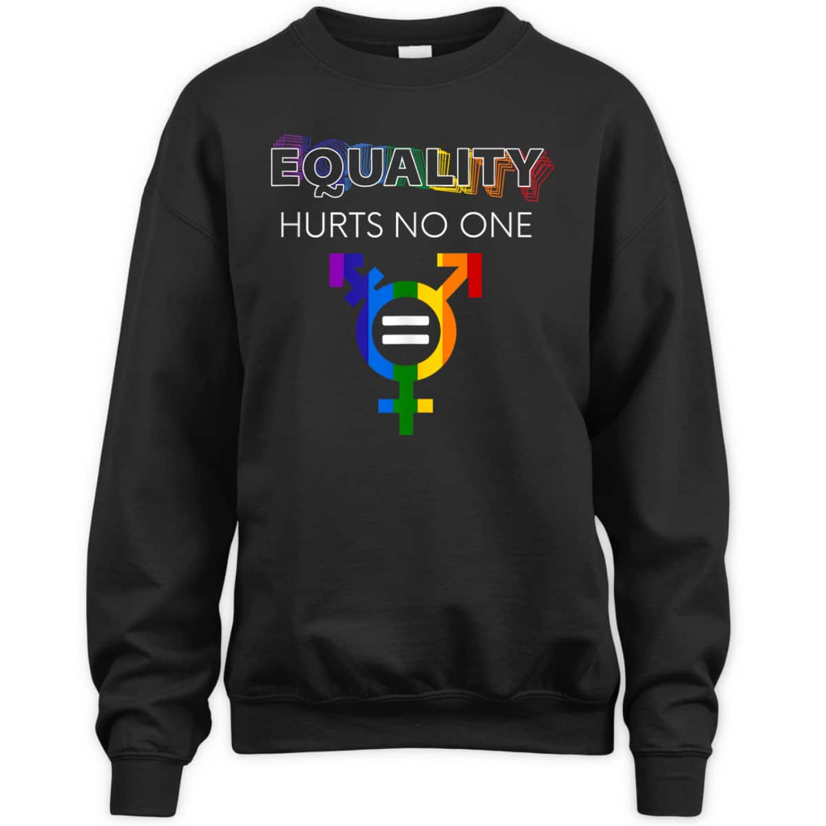 Equality Hurts No One LGBT LGBTQ Gay Pride Human Rights T-Shirt