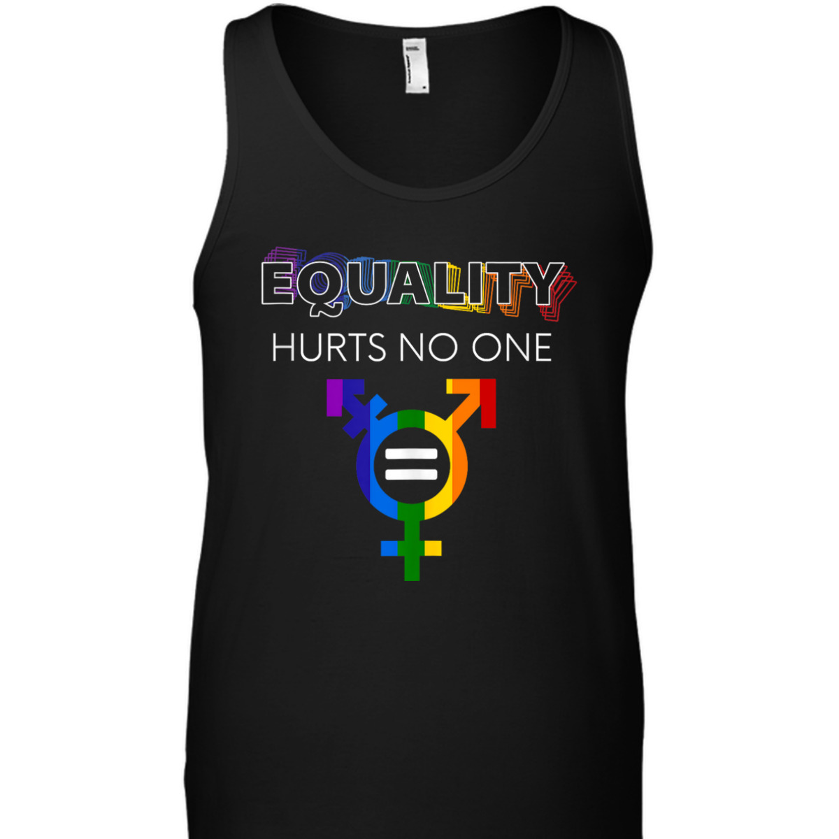 Equality Hurts No One LGBT LGBTQ Gay Pride Human Rights T-Shirt