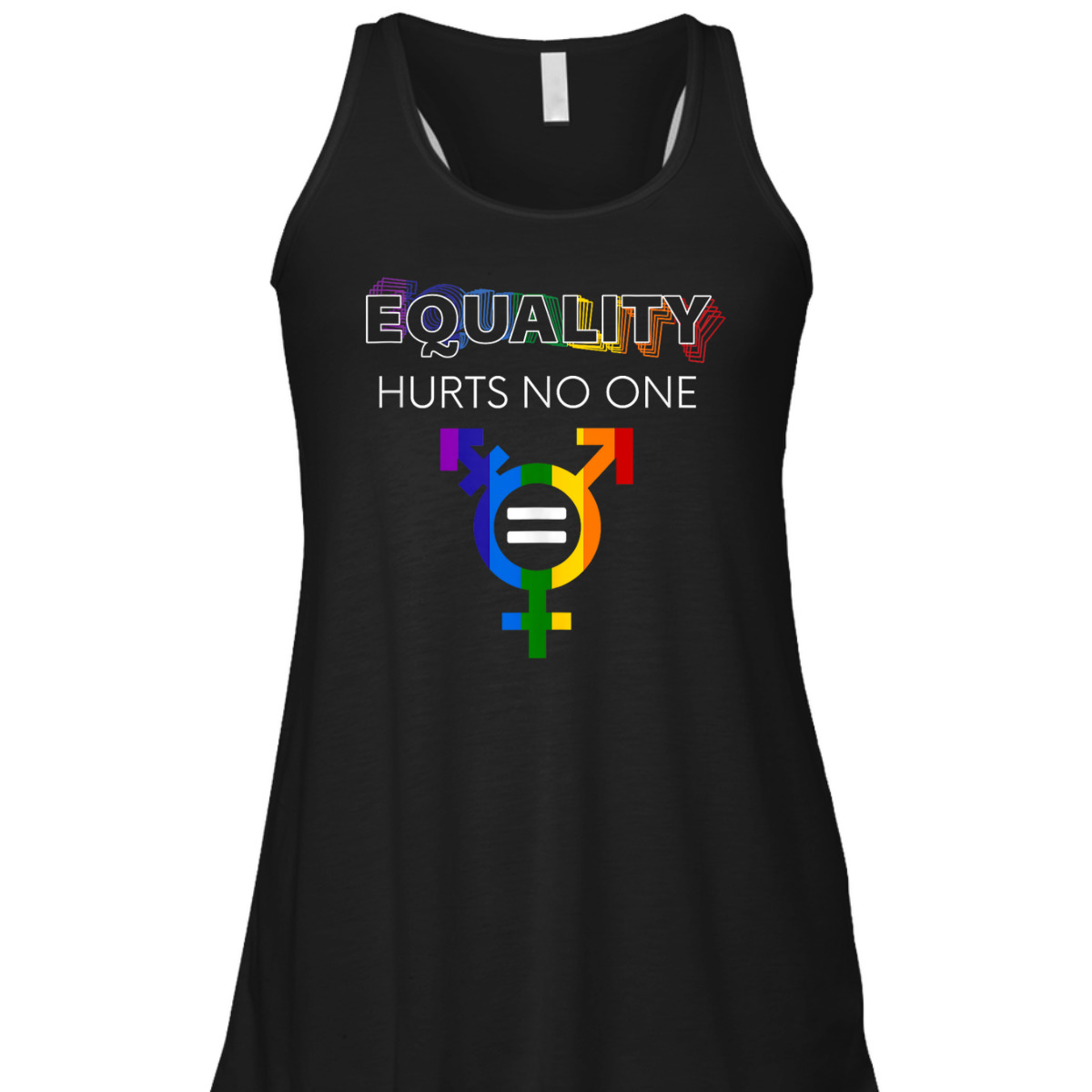 Equality Hurts No One LGBT LGBTQ Gay Pride Human Rights T-Shirt